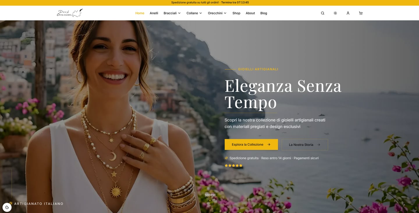 Deeb Creazioni e-commerce
